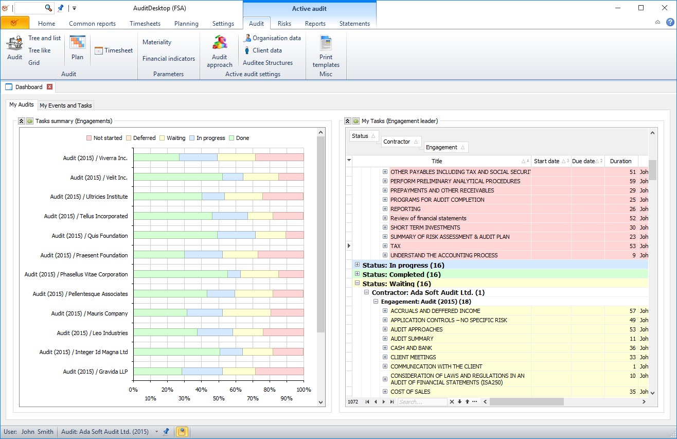 Audit Desktop